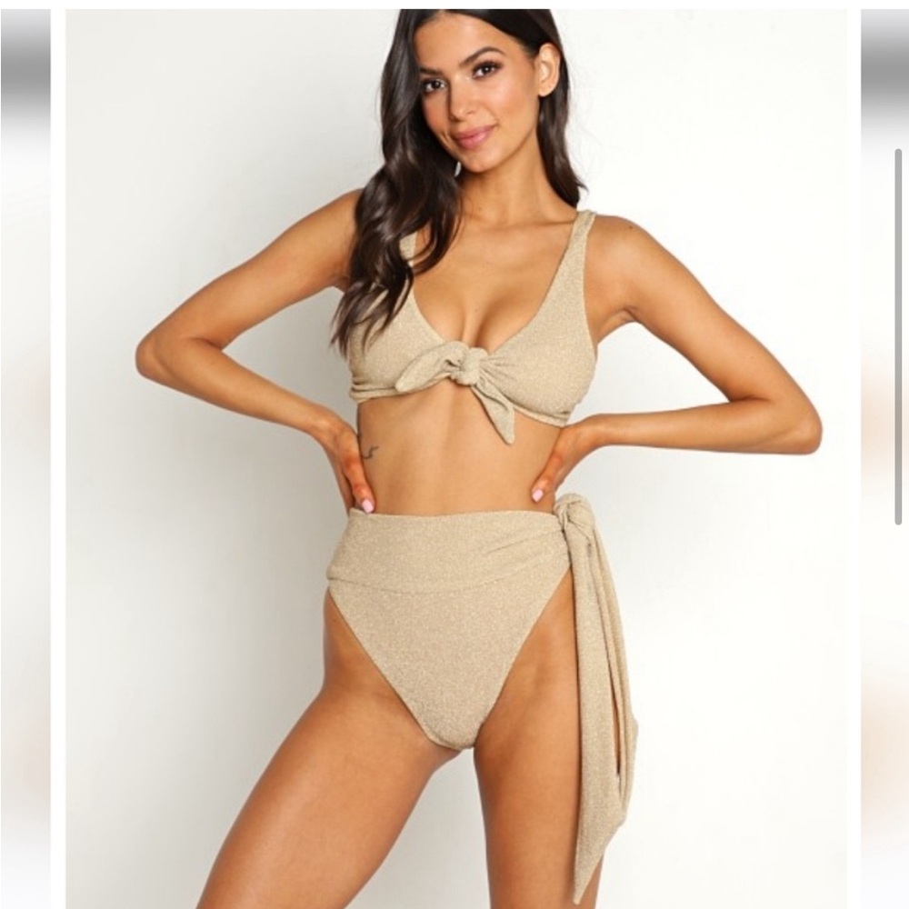 Beach Riot Gold Bikini